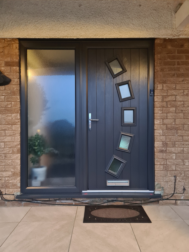 Secure composite door