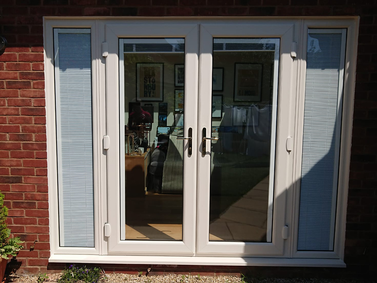 Double french doors