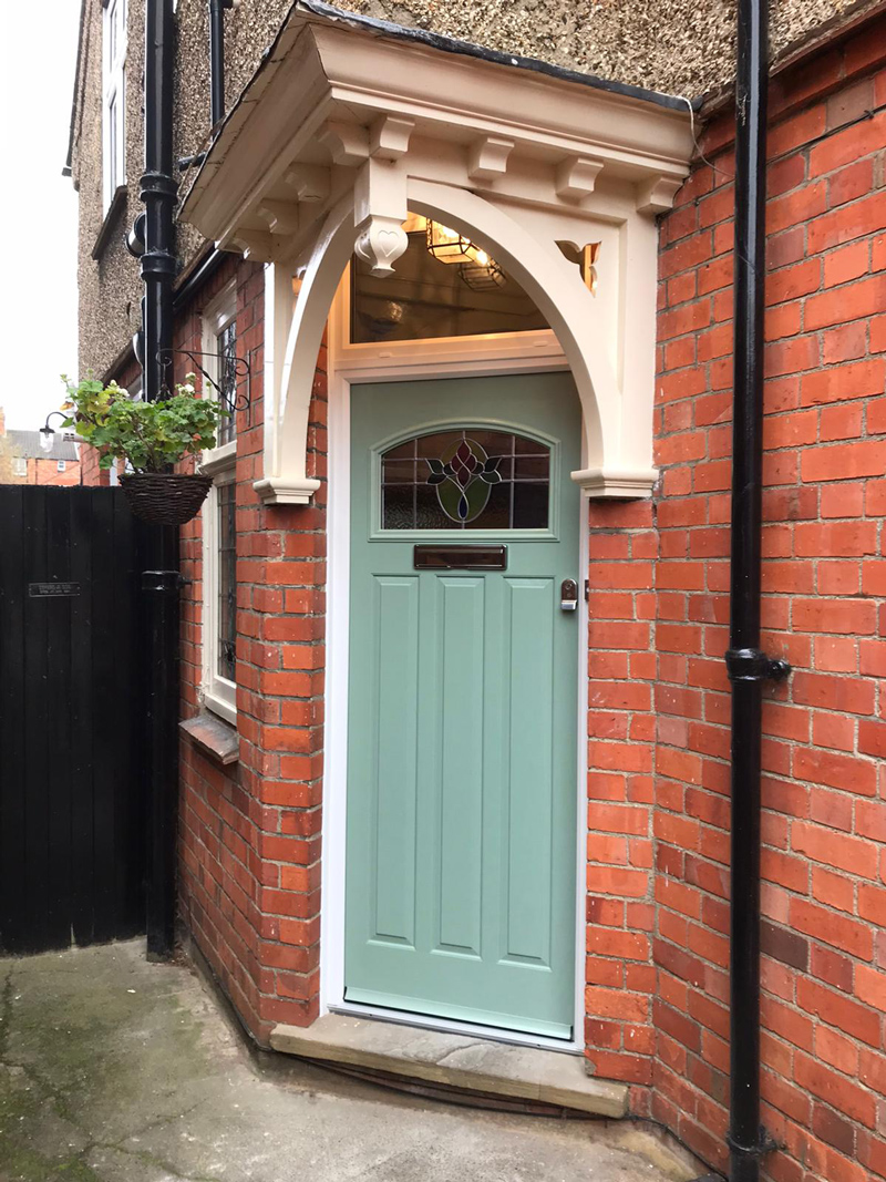 Green composite door