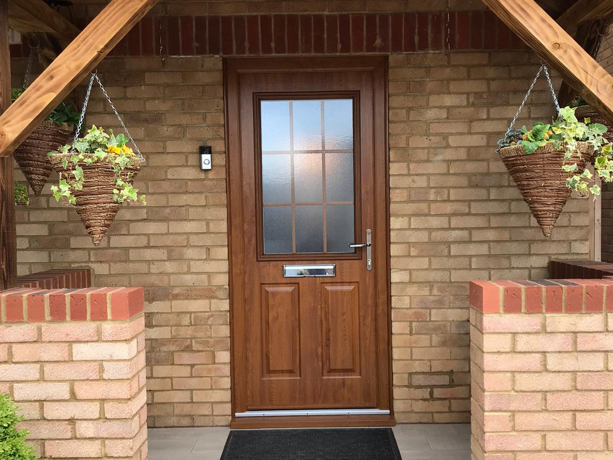 uPVC single front door