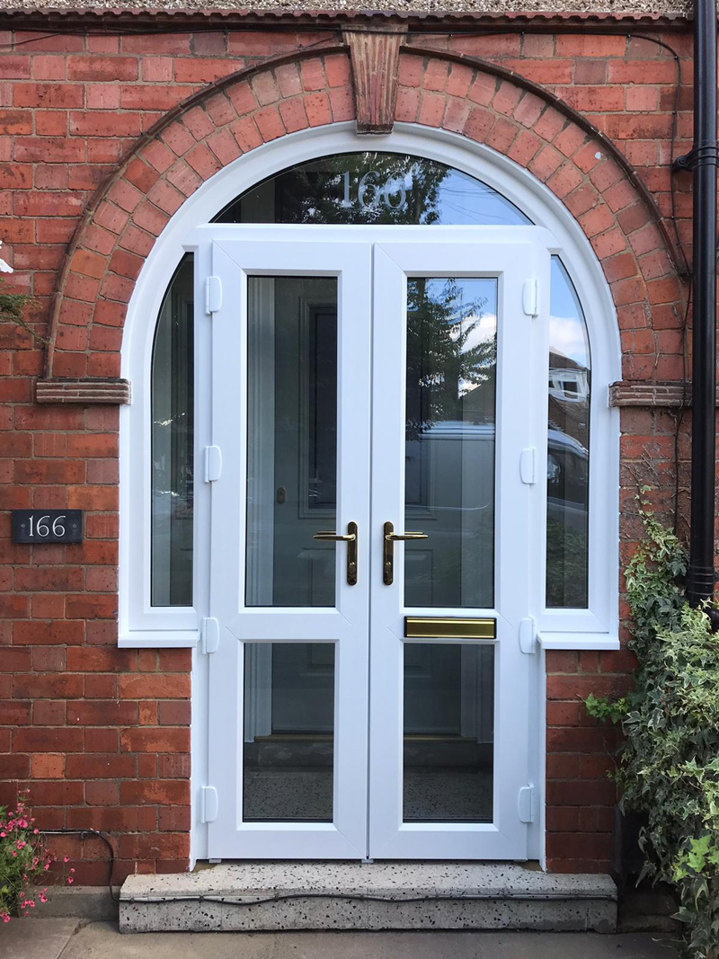 White french doors